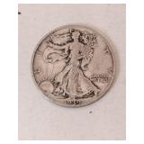 1939 walking liberty half dollar
