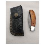 Pocket knife with case