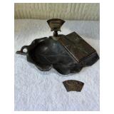 Metal cigarette case been re-soldered and a