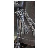 Crescent brand wrench set woth ratching end