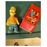 Bart Simpson doll and car with voices it works