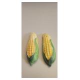 Corn salt and pepper shakers