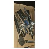 Socket wrench assortment various brands and sizes
