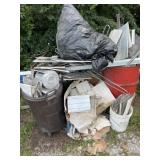 Aluminum scrap pile