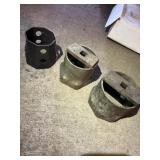 3 heavy-duty truck wheel bearing locknut sockets