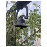black cast iron farm bell Must be removed