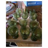 12 Bartlett Collins Coin Dot Goblets