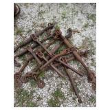 6 large, ratcheting chain binders