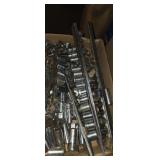 Large assortment of mostly craftsman sockets,