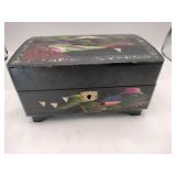 Oriental ballerina musical jewelry box with