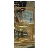 Box knifes , pliers , nails ,bit drivers and more