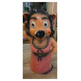 Jumbo chalk ware Mrs piggy piggy bank 24in