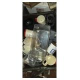 Juicer , blender,cups and other kitchen ware