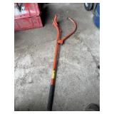 heavy-duty steel timberjack log lifter and cant