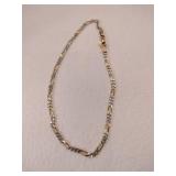 Silver anklet Marked 925.   .145oz