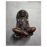 Chalkware Indian Chief  9 x 6"