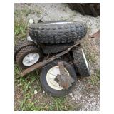 Venus mower, tires and mower blade