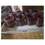 8 Houze Glass Co Happy Holidays DOF Glasses