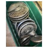 Large tote full of hubcaps