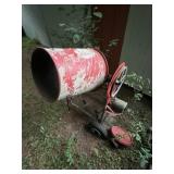 Electric cement mixer