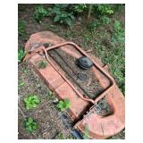 2 older mower decks
