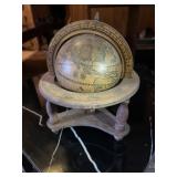 Mini Italian globe typically with a terrestrial