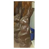 1993 union products non lighted chocolate bunny