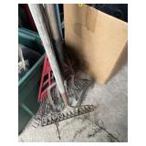 Variety of rakes and weeders
