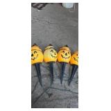 1995 pumpkin mold stake lights by empire
