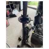 Speedway manual tire changer must be unbolted
