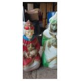 2 of the 3 wise men from the nativity set by