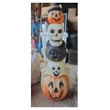 3 ft Halloween themed blow mold featuring pumpkin