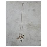 20" gold chain with people Pendants marked 10k