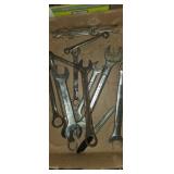 Wrench assortment,  various brands, sizes, and