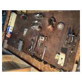 Entire contents of pegboard