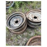 4 -15 inch 5 lug car rims
