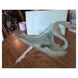 Blown glass Swan