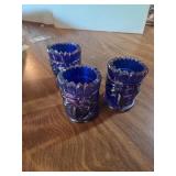 3 Native American Joe St Clair Toothpick Holders