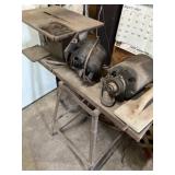 Small table saw with extra motor