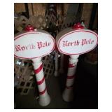 2 -  45" North Pole Blowmolds