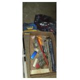 Semi filter wrench, screwdrivers, drill bits