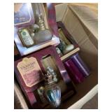 4 mayfair oil, lamps, ribbon, and mousse,
