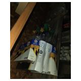 Chevy napa automotive parts and oil assortment