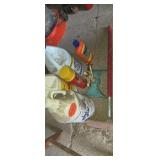 Bleach , grass killer , sprinkler,  insulation