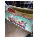 Three piece Christmas train set