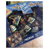 Lighted and musical Christmas figurines set