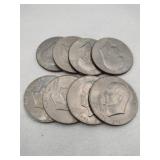 8 Eisenhower 1776-1976 dollar coins