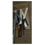 Assortment of mostly unused kitchen knives