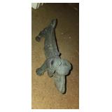 Cast iron wienner dog 10in
