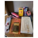 Volt Meters, Digital Thermometer,  Anemometer